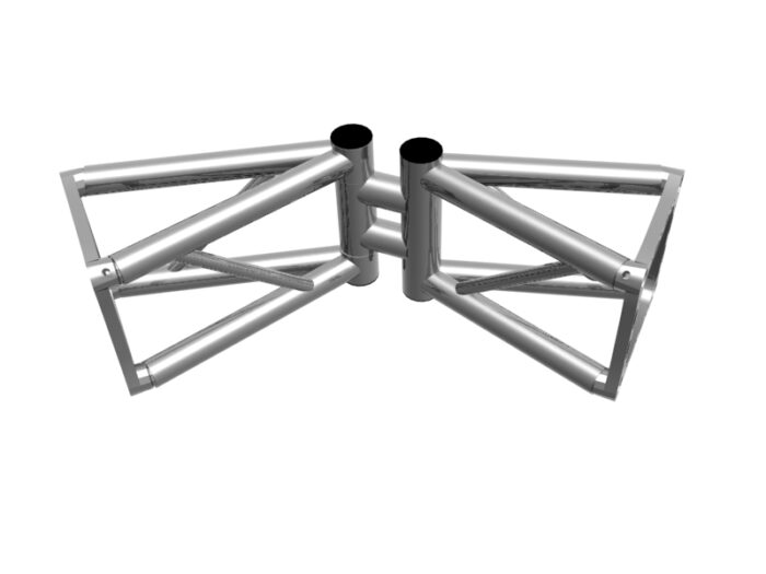 gelenstuck in aluminium