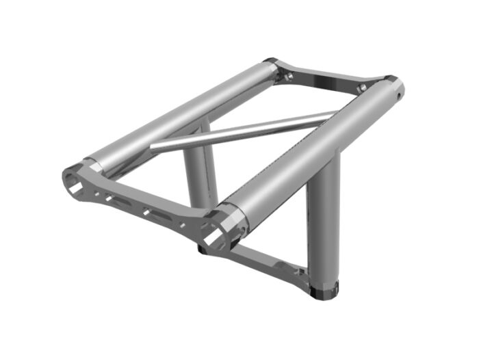 3-way flat truss vertical angle